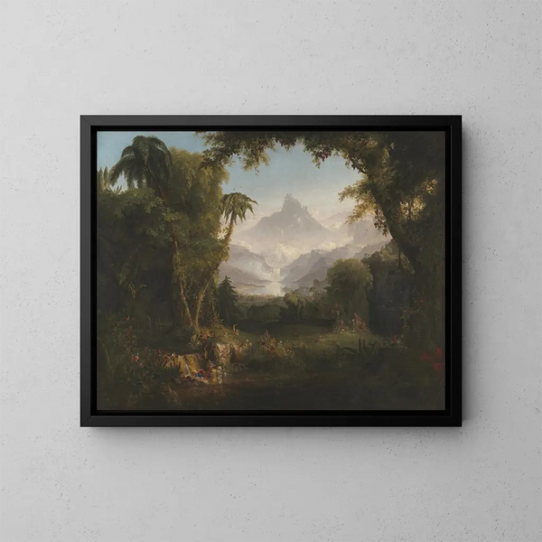 Le Jardin d'Éden - Thomas Cole — quadro incorniciato alla parete