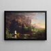 The Voyage of Life: Childhood - Thomas Cole — framed artwork on a wall