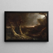 Tornado in an American forest - Thomas Cole — framed artwork on a wall