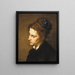 Head of Woman - Thomas Couture — framed artwork on a wall