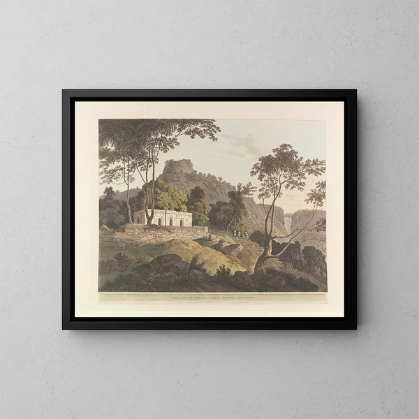 Szene orientalisch Pl05 - Thomas Daniell — gerahmtes Bild an der Wand