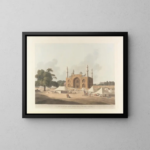 Szene orientalisch Pl09 - Thomas Daniell — gerahmtes Bild an der Wand