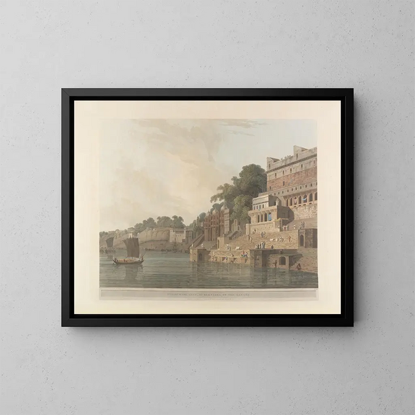 Szene orientalisch Pl16 - Thomas Daniell — gerahmtes Bild an der Wand