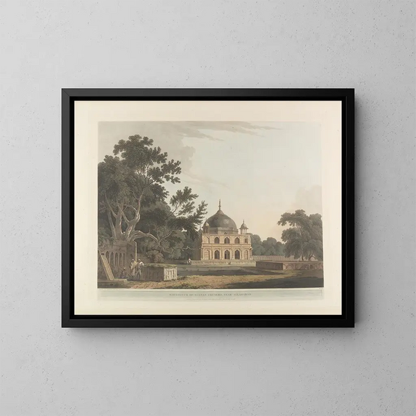 Szene orientalisch Pl17 - Thomas Daniell — gerahmtes Bild an der Wand