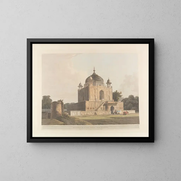 Szene orientalisch Pl22 - Thomas Daniell — gerahmtes Bild an der Wand