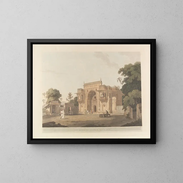 Szene orientalisch Pl24 - Thomas Daniell — gerahmtes Bild an der Wand