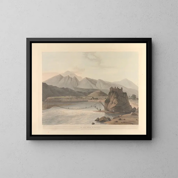 Szene orientalisch Pl27 - Thomas Daniell — gerahmtes Bild an der Wand