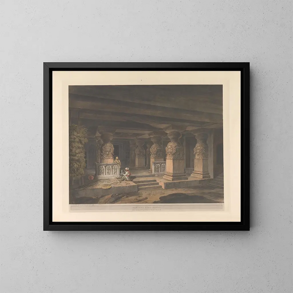 Szene orientalisch Pl30 - Thomas Daniell — gerahmtes Bild an der Wand