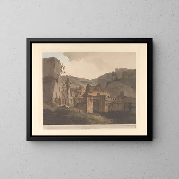Szene orientalisch Pl31 - Thomas Daniell — gerahmtes Bild an der Wand