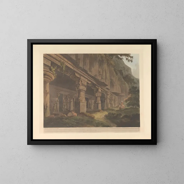 Szene im Orient Pl35 - Thomas Daniell — gerahmtes Bild an der Wand