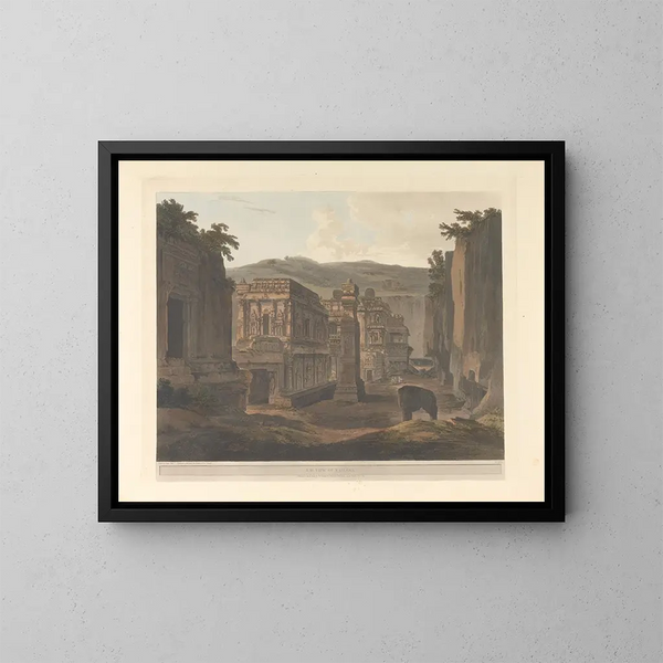 Szene orientalisch Pl38 - Thomas Daniell — gerahmtes Bild an der Wand