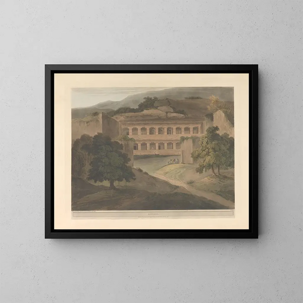 Szene orientalisch Pl45 - Thomas Daniell — gerahmtes Bild an der Wand
