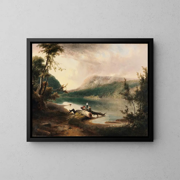 Gorge du Delaware - Thomas Doughty — gerahmtes Bild an der Wand