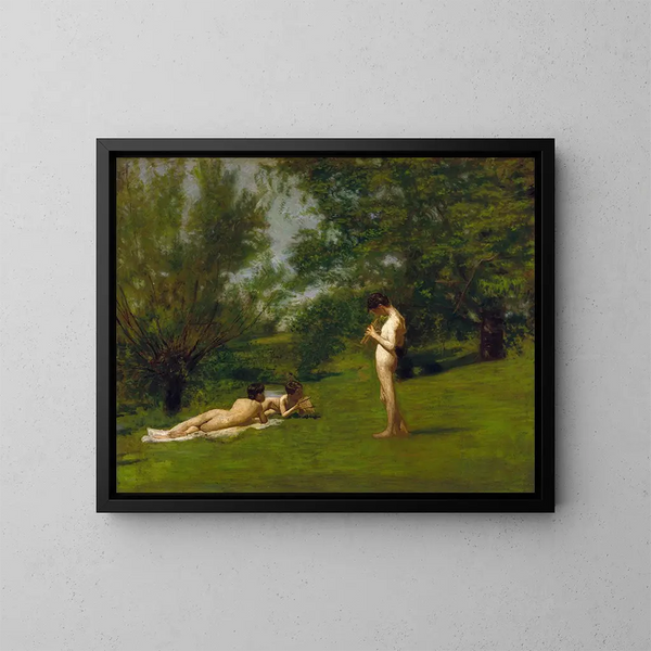 Arcadie - Thomas Eakins — gerahmtes Bild an der Wand
