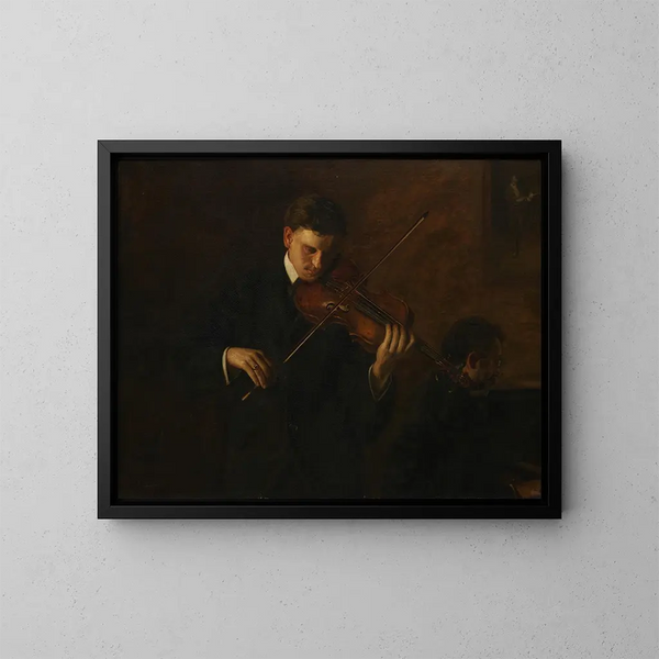 Musik - Thomas Eakins — gerahmtes Bild an der Wand