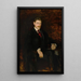 Portrait of Dr. Joseph Leidy II - Thomas Eakins — framed artwork on a wall
