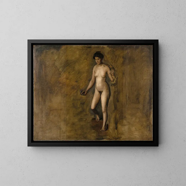 Das Modell von William Rush - Thomas Eakins — gerahmtes Bild an der Wand