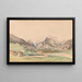 Regione vicino a Flitsch - Thomas Ender — quadro incorniciato alla parete