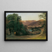 Paesaggio vicino a Ischl - Thomas Ender — quadro incorniciato alla parete