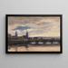 Il Ponte Augusto a Dresda - Thomas Fearnley — quadro incorniciato alla parete