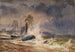 Schiffe in einem Sturm an der Mündung eines Hafens - Thomas Frederick Collier — Ansicht des Kunstwerks