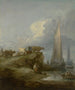 Küstenszene mit Schiffen und Vieh - Thomas Gainsborough — Ansicht des Kunstwerks