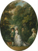 Henri duc de Cumberland 1745-1790 con la duchessa di Cumberland 1743-1798 e Lady Elizabeth Lu - Thomas Gainsborough — vista dell’opera