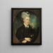 Lady Georgiana Poyntz Gräfin Spencer - Thomas Gainsborough — gerahmtes Bild an der Wand