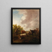 Landschaft mit Vieh - Thomas Gainsborough — gerahmtes Bild an der Wand