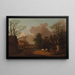 Landschaft mit einer Milchmagd - Thomas Gainsborough — gerahmtes Bild an der Wand