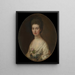 Mme Ralph Izard - Thomas Gainsborough — gerahmtes Bild an der Wand