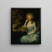 Mme William Tennant e Mary Wylde sedute in un paesaggio - Thomas Gainsborough — quadro incorniciato alla parete