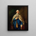 Portrait of King George III of the United Kingdom in parliamentary robes - Thomas Gainsborough — framed artwork on a wall