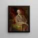 Ritratto di James Christie - Thomas Gainsborough — quadro incorniciato alla parete