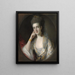Ritratto di Mary Wise - Thomas Gainsborough — quadro incorniciato alla parete