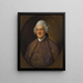 Portrait de Sir John Pringle, 1er baronnet - Thomas Gainsborough — gerahmtes Bild an der Wand