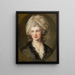 Königin Charlotte - Thomas Gainsborough — gerahmtes Bild an der Wand