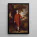 L'honorable Richard Savage Nassau De Zuylestein MP - Thomas Gainsborough — gerahmtes Bild an der Wand