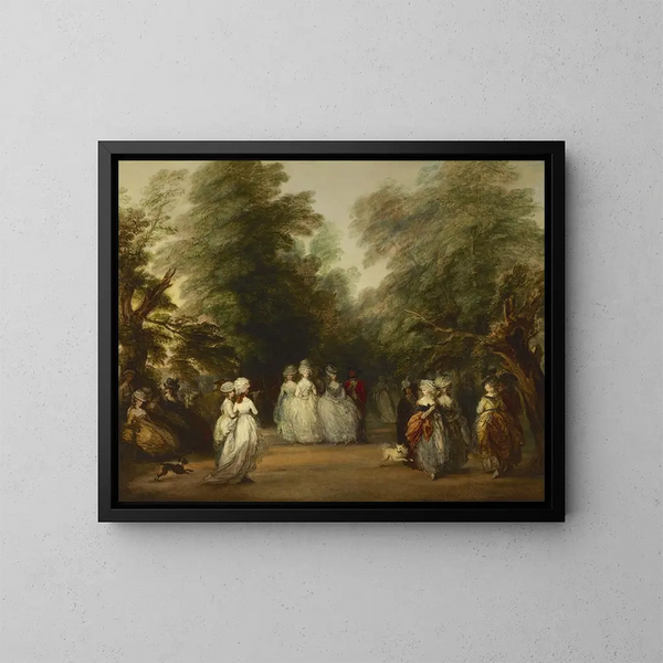 Le Mall nel parco di St James - Thomas Gainsborough — quadro incorniciato alla parete