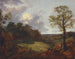 Landschaft mit Wald, einem Cottage und einem Hirten - Thomas Gainsborough — Ansicht des Kunstwerks