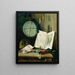 Stillleben mit einem Globus und Muscheln - Thomas Germain Joseph Duvivier — gerahmtes Bild an der Wand