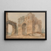 Arc de Janus nach Piranèse - Thomas Girtin — gerahmtes Bild an der Wand