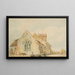Kirche von Stellingham - Thomas Girtin — gerahmtes Bild an der Wand