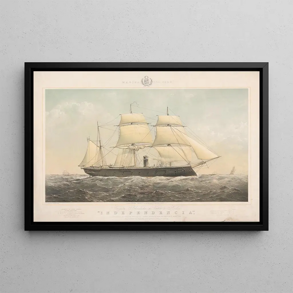 Thomas Goldsworth Dutton - Independencia Steam Iron Clad Built for the Peruvian Navy.webp