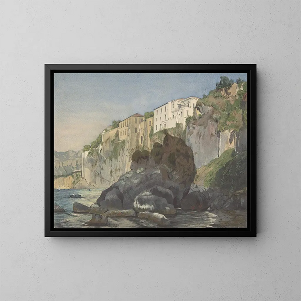 Case a Sorrento - Thomas Hartley Cromek — quadro incorniciato alla parete