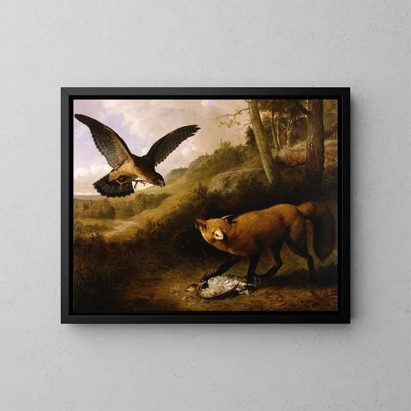 Spiel umstritten - Thomas Hewes Hinckley — gerahmtes Bild an der Wand