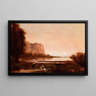 Thomas Hill - Landscape with Two Indians.webp