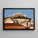 Ansicht der Certosa di San Martino mit dem Castel Sant'Elmo, Neapel - Thomas Jones — gerahmtes Bild an der Wand