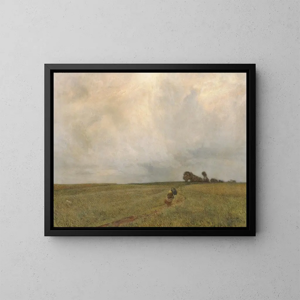 Sturm und Regen - Thomas Leitner — gerahmtes Bild an der Wand