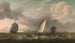 the Ocean Liner under a fresh wind sail off South Foreland - Thomas Luny — artwork view